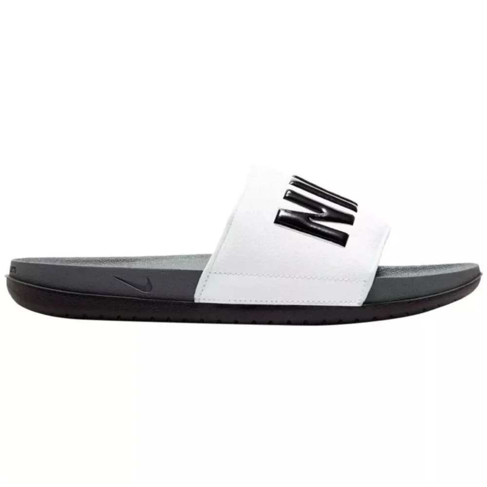 NIKE Men's OFFCOART Slide Slipper NEW BLACK WHITE GRAY BQ4639 001 Size 10‎